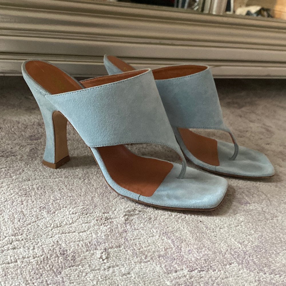 Paris Texas Light Blue Heels